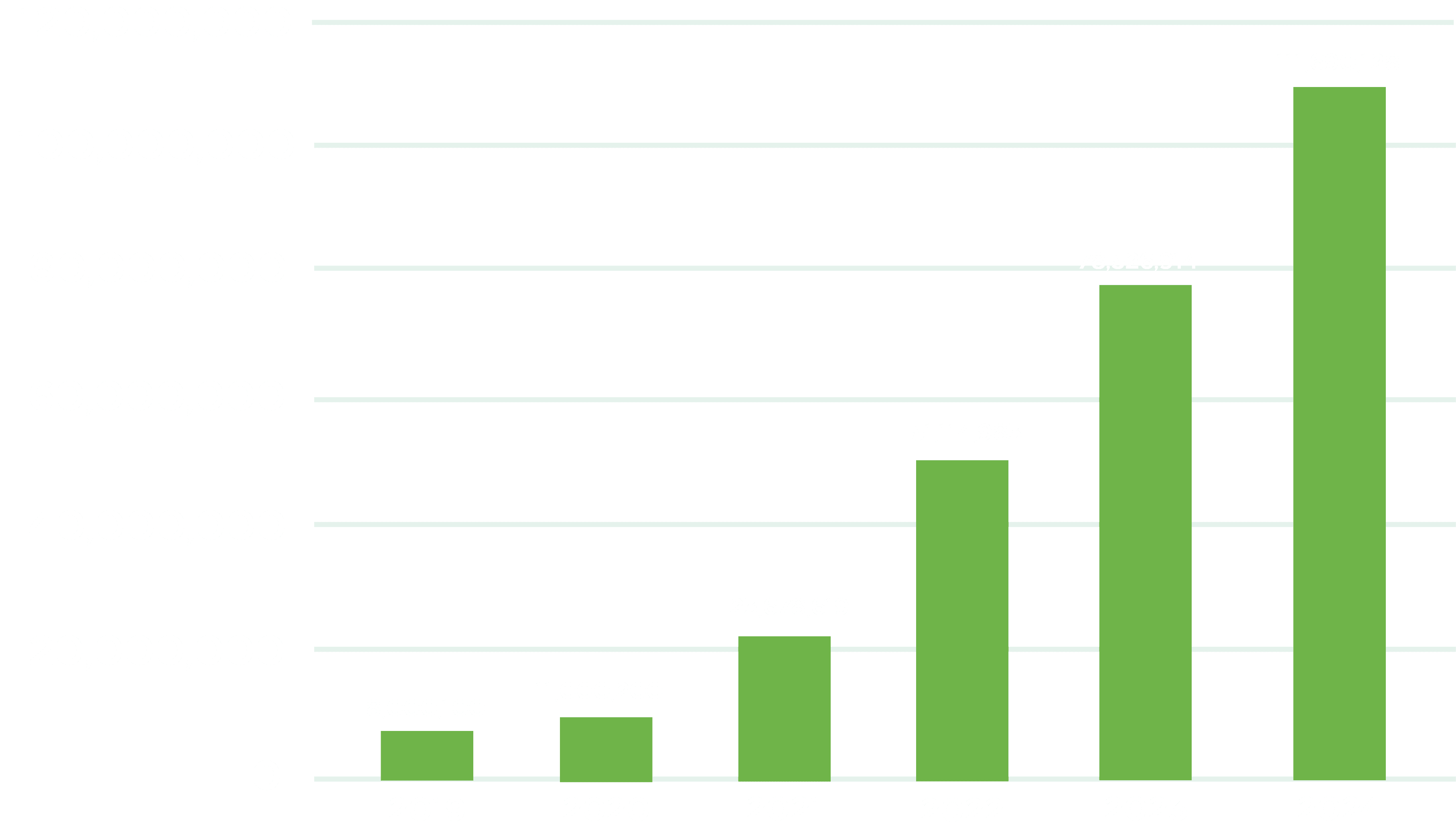 Donations Statistics Section Chart