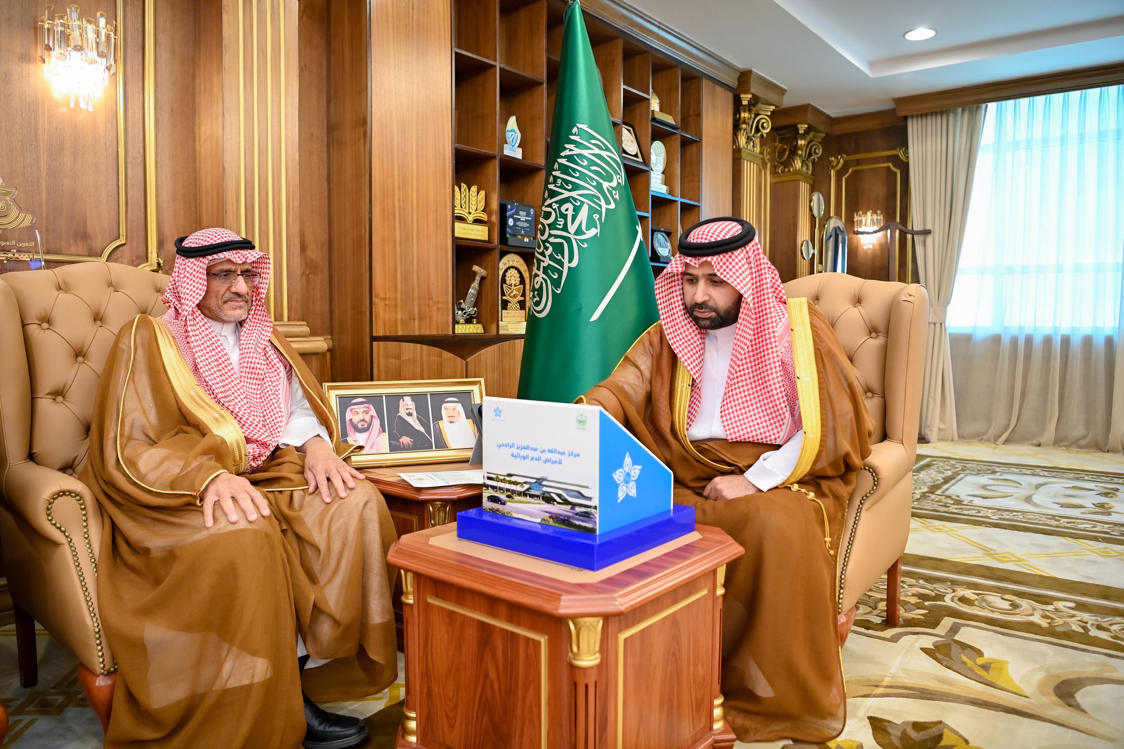 أمير جازان يرعى تدشين مركز أمراض الدم الوراثية